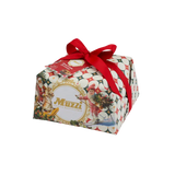Gift box with a red ribbon featuring the Muzzi brand on a white background