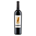 A bottle of Feathers Cabernet Sauvignon with a white label and black capsule