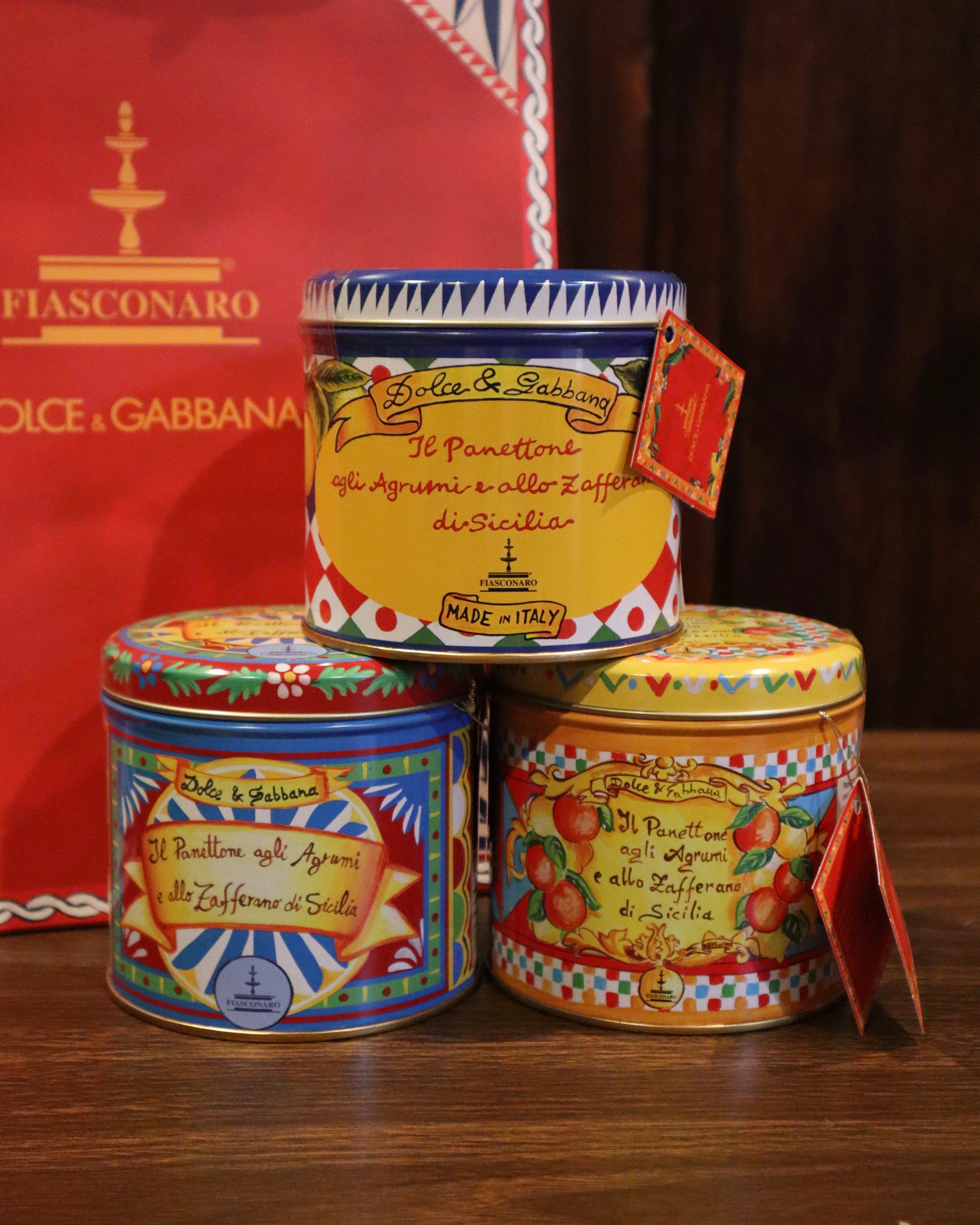 Fiasconaro Dolce & Gabbana il Panettone Agli Agrumi E Allo Zafferano Di Sicilian