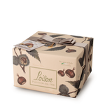 Gift box with Loison branding and chestnut design on a white background