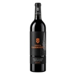A bottle of Tenuta Casenuove Chianti Classico with a dark label. 