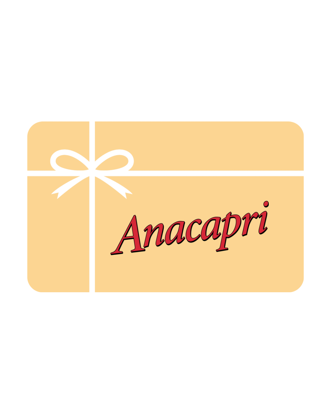 Gift Card $50 (Physical Card) Anacapri Italian Restaurant, Market and Wine Bar Gift Card $50 (Physical Card) Anacapri Italian Restaurant, Market and Wine Bar