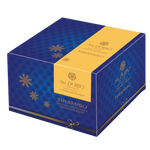 Blue and yellow box of Sal di Riso Tiramisu on a white background