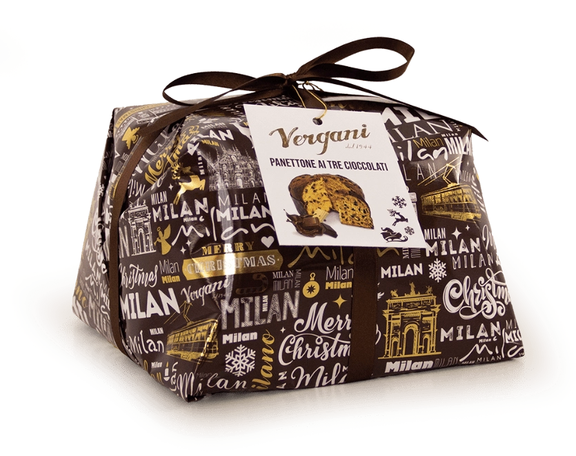 Vergani - Panettone Al Tre Cioccolati