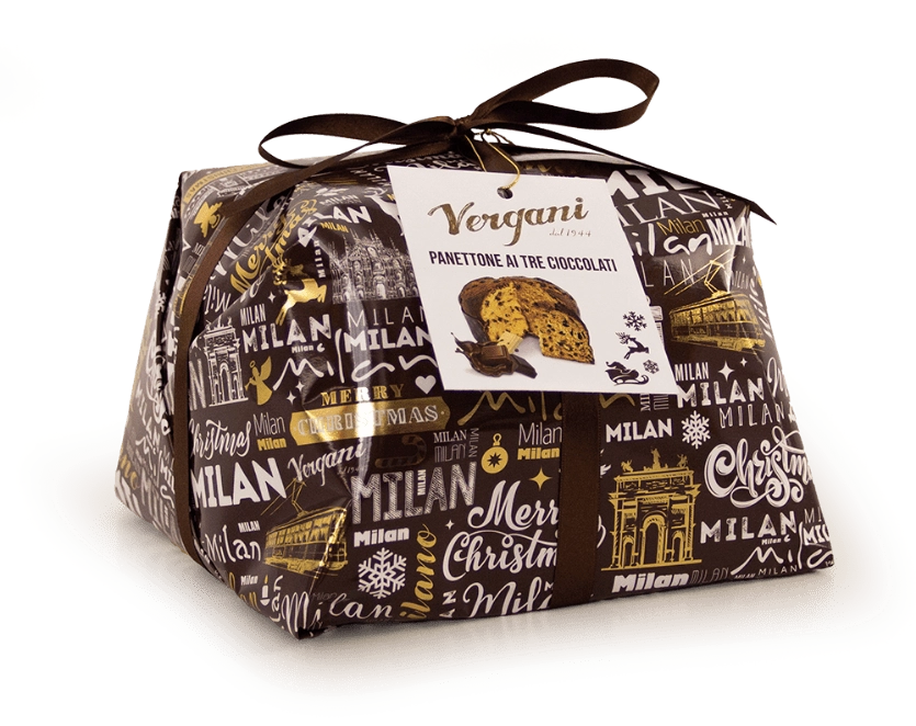 Vergani - Panettone Al Tre Cioccolati
